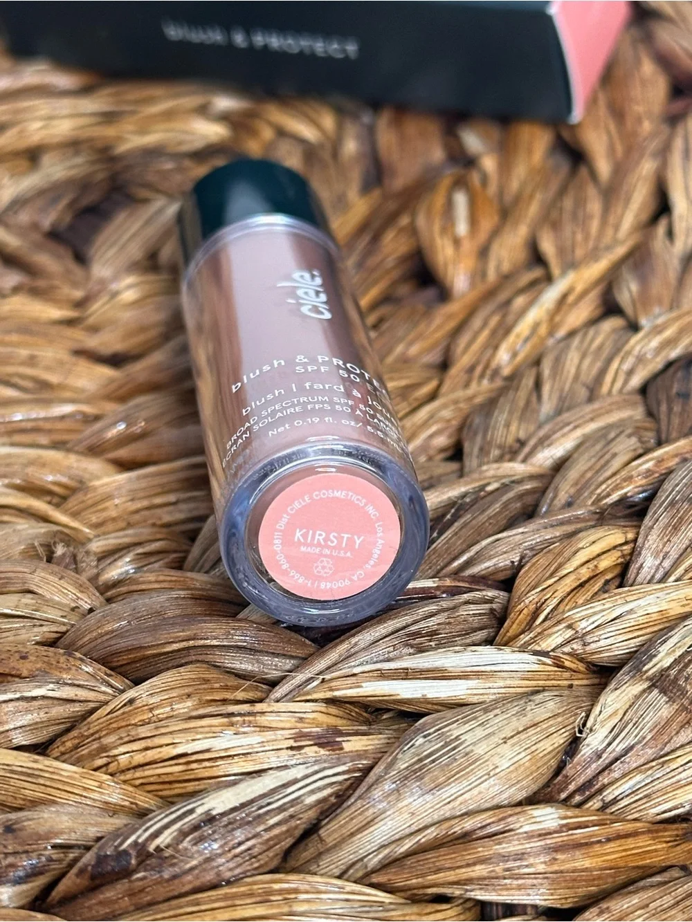NWT Ciele liquid blush & protect SPF 50 shade Kristy warm nude
